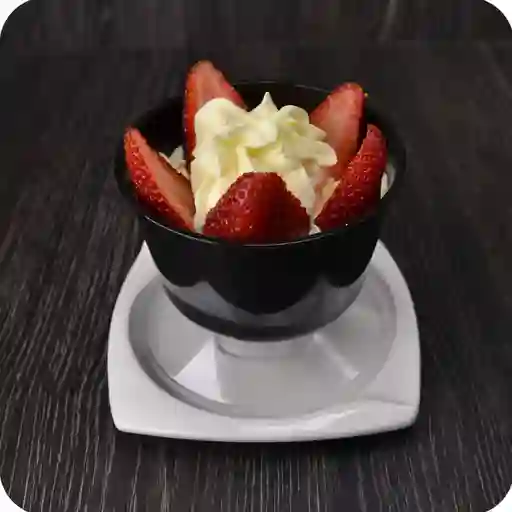 Fresas con Crema