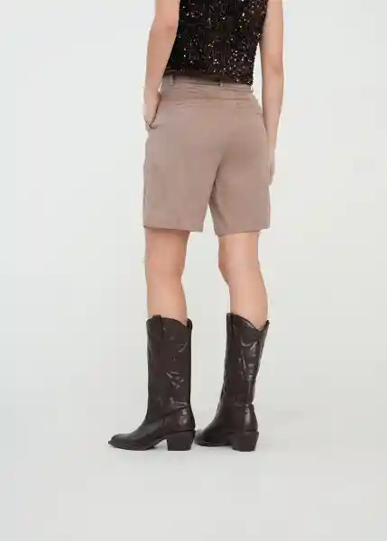 Short Gaby Mujer Crudo Novia Claro Talla 4 459g303 Naf Naf