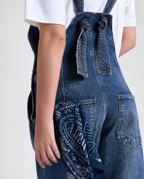 Enterizo Mujer Azul Talla S 369G000_AZU174021 Americanino