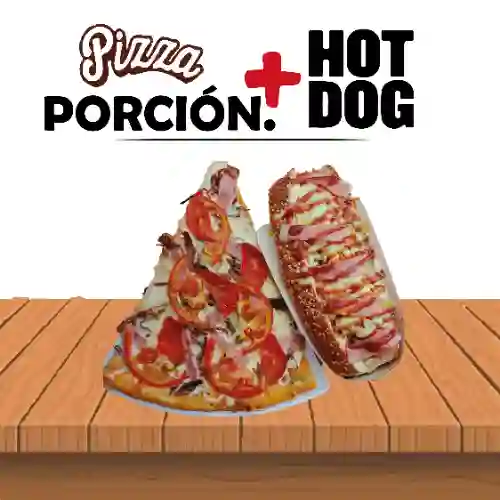 Perro Caliente+porción.