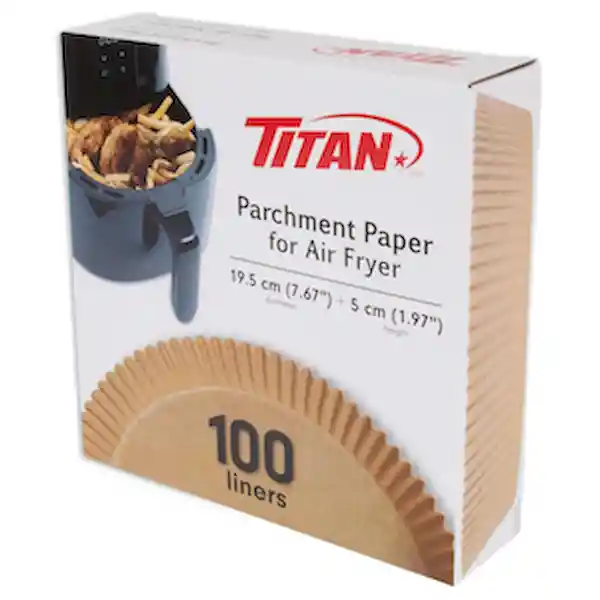Titan Papel Antiadherente Para Freidora de Aire 19.5 cm / 7.6