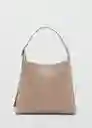 Bolso G Winnie Taupe Talla 99 Mujer Mango