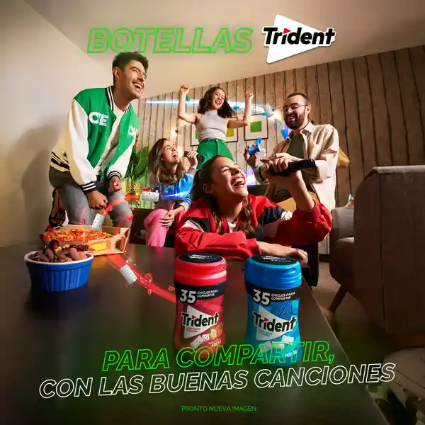 Trident Chicle Fresa Sin Azúcar