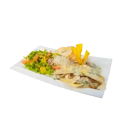 Crepe de Pollo y Champiñón