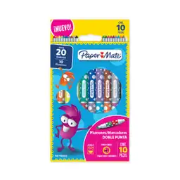 Paper Mate Marcador Escolar Punta Con X