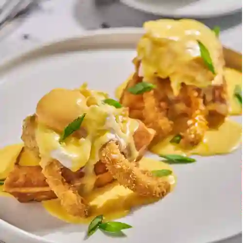 Hot Honey Chicken Waffle