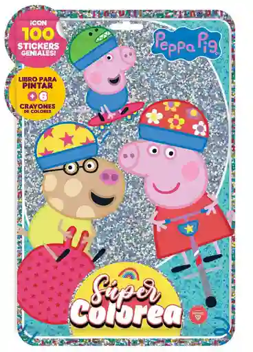 Libro Super Colorea Peppa Pig Disney