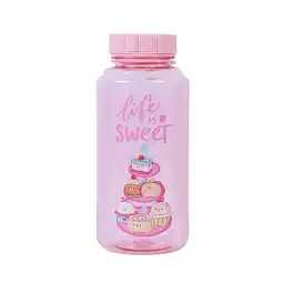 Botilito de Plástico Mini Family Bunbun Rosa Miniso