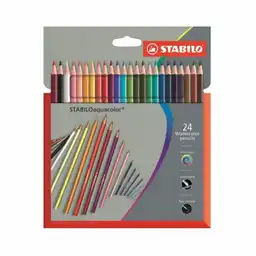 Stabilo Lápiz de Color Acuarelable Veinticuatro Unidades