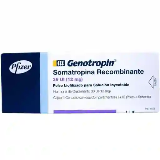 Genotropin Solución Subcutánea Somatropina (36UI)