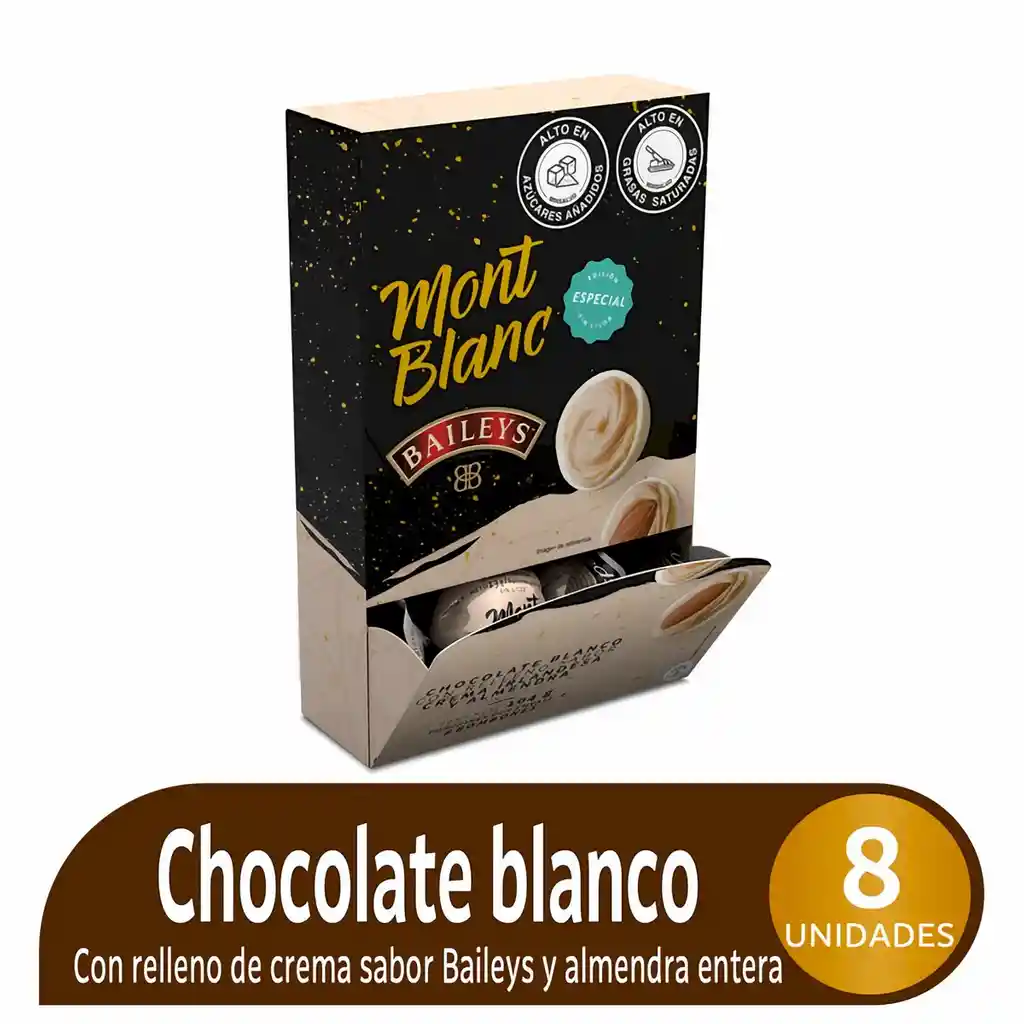  Baileys  Mont Blanc  Chocolate Blanco Crema 