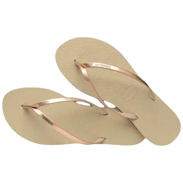 Sandalias You Metallic Gris Arena Talla 34 4135102 Havaianas