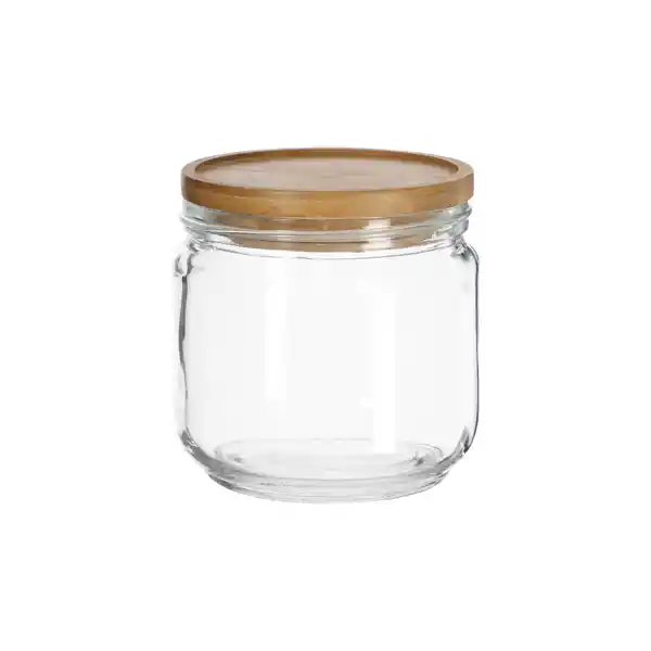 Recipiente Canister Tapa Bamboo 700 mL Diseño 0001 Casaideas