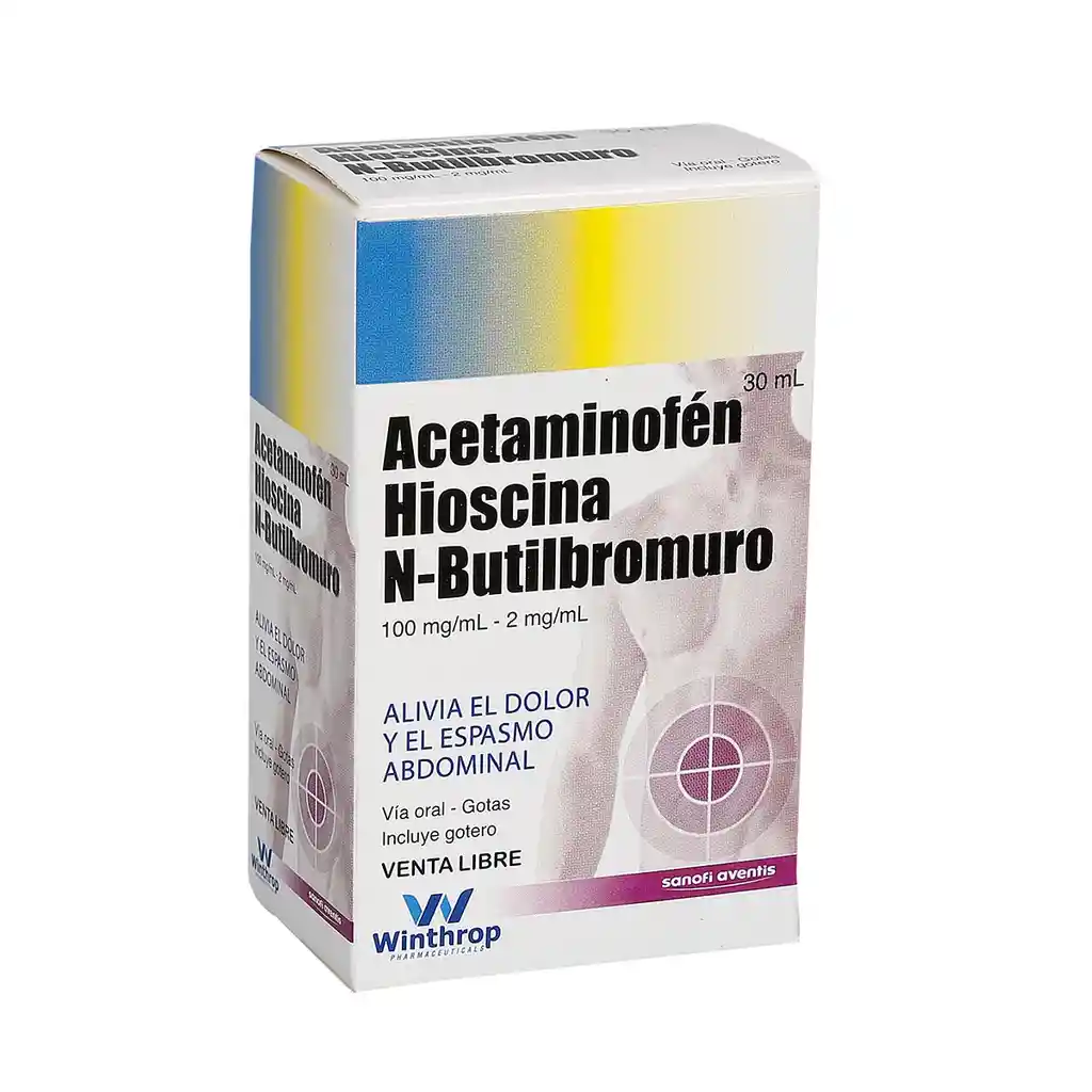  Sanofi Aventis Acetaminofen / Hioscina / Nbutilbromuro (100 Mg/ Ml / 2 Mg/Ml ) 