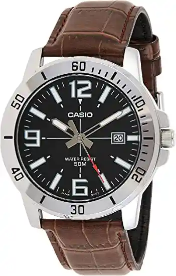 Reloj Casio Referencia Mtp-vd01l-1b Para Caballero Elegante