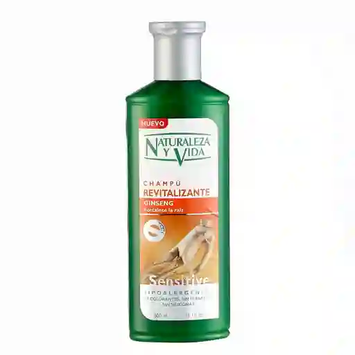 Naturaleza Vida Champú Revitalizante Ginseng Sensitive