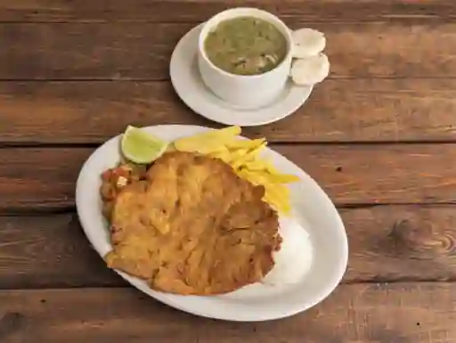 1/2 Chuleta de Pollo