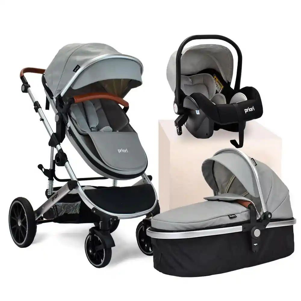 Coche Moises Tipo Huevito Null - Gris