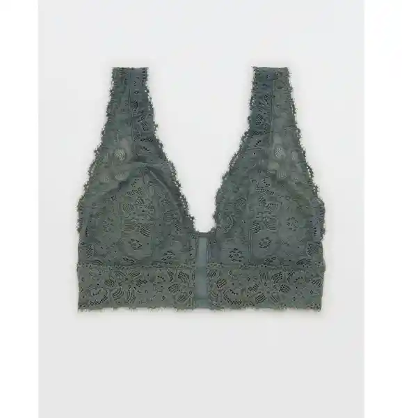 Brasier Bralette Aerie Color Verde Talla Small American Eagle