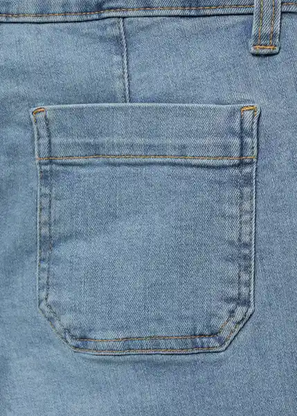 Jean Lora Tejano Claro Talla 34 Mujer Mango