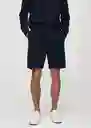 Short Funchal Navy Talla S Hombre Mango