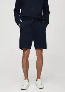 Short Funchal Navy Talla S Hombre Mango