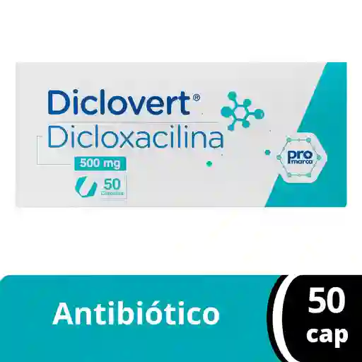 Diclovert 50 Cápsulas 500 mg