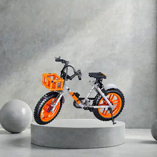 Set de Construcción de Bicicletas Naranja Miniso