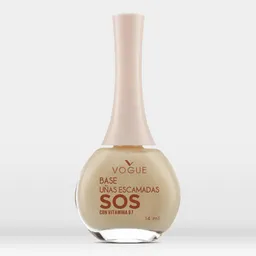 Base Uñas Escamadas Sos Tono Nude 14Ml