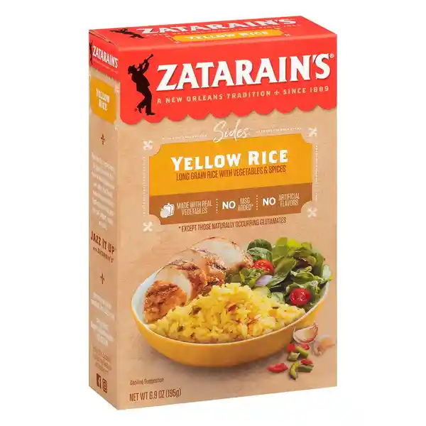 Zatarains Arroz Amarillo Libre Gluten