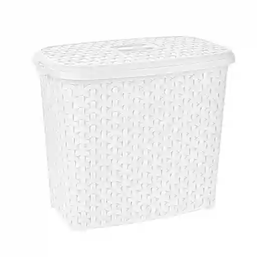 Canasto Simil Rattan Lavanderia Tt
