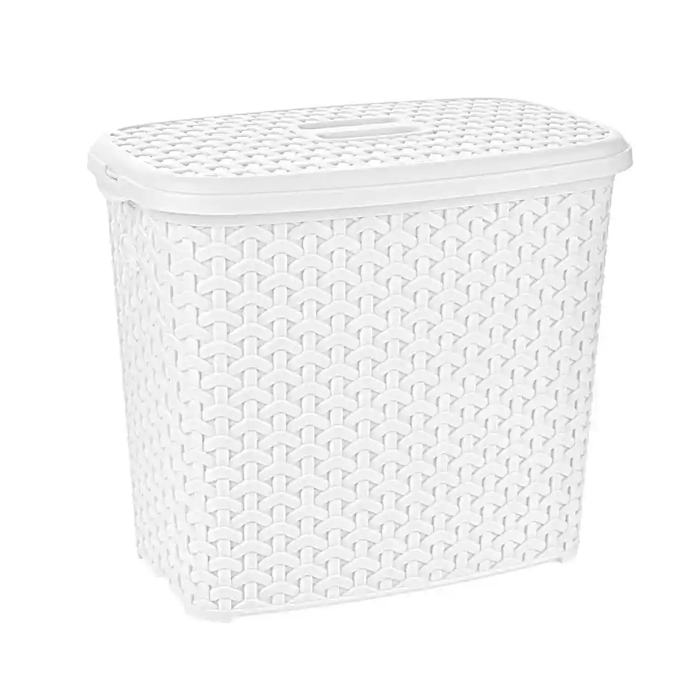 Canasto Simil Rattan Lavanderia Tt