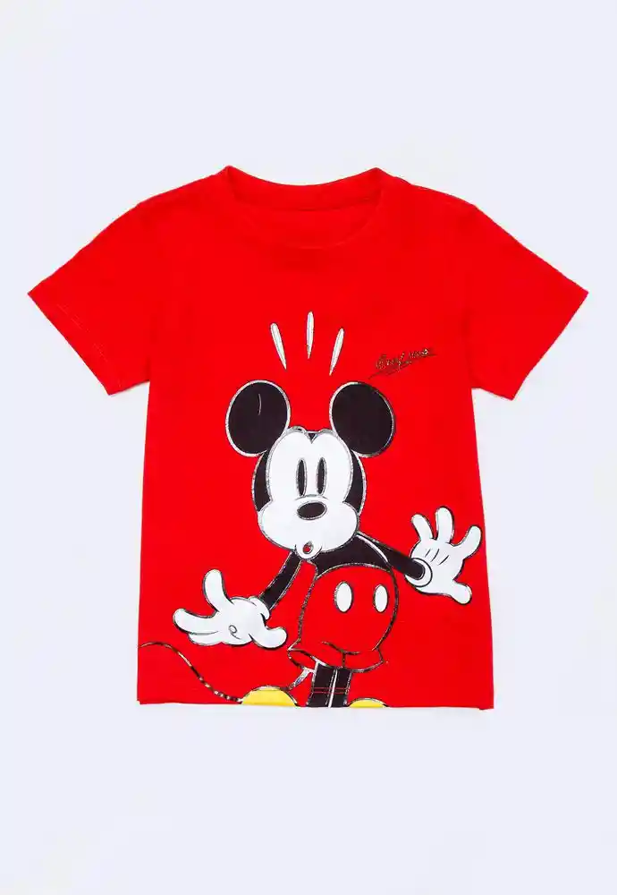 Camiseta Manga Corta 3t-rojo