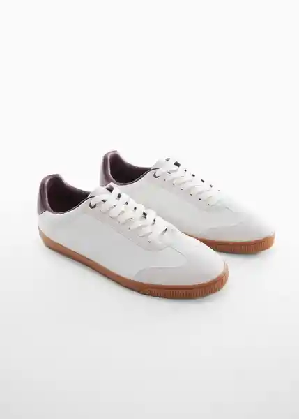 Tenis Deportivos Super Blanco Talla 44 Hombre Mango