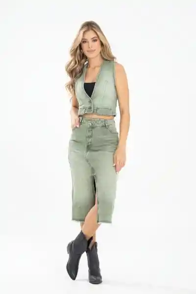 Chaleco Forest Color Verde Militar Talla XS Ragged