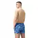 Pantaloneta Digital Printed Leisured 14 Pulgadas Hombre Azul-s