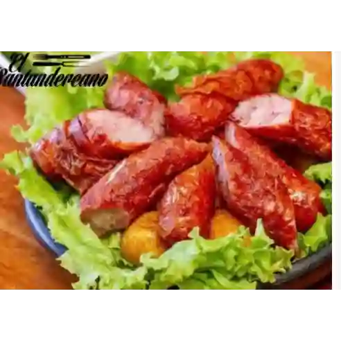 Chorizo con Papa Criolla