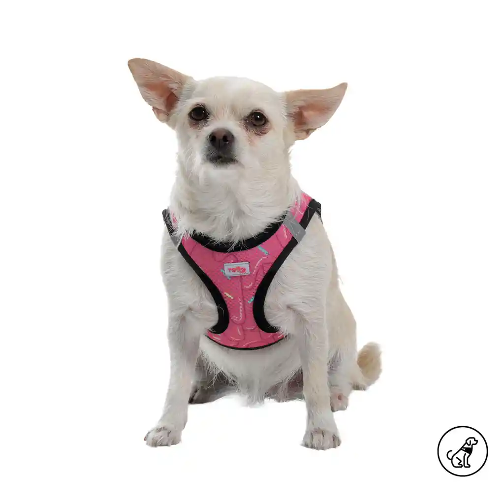 Arnés Pechera Para Perro-gato Toby M Rosado