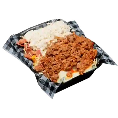 Salchipapa Costi-carne (para 2)