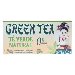 Green Tea Té Verde Natural