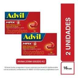 Combo Advil Max Ibuprofeno