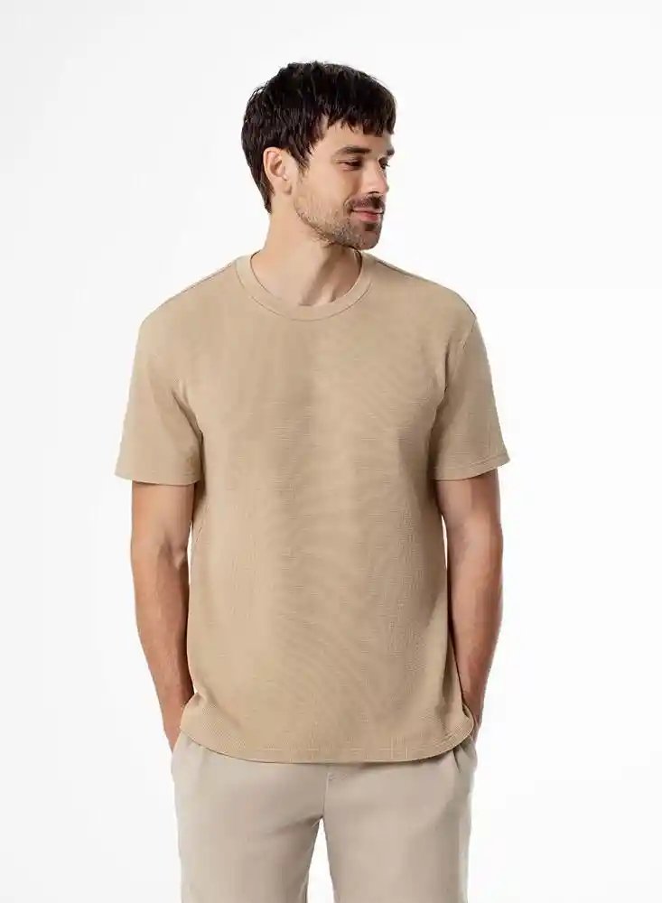 Camiseta Pijama Mc Hombre S-habano