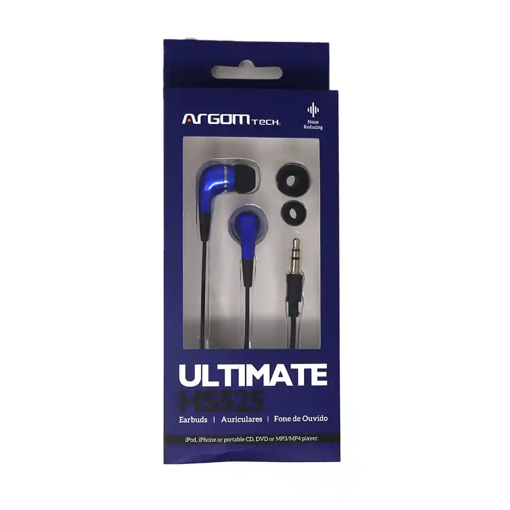 Argomtech Audífonos Ultimate HS525 Azul