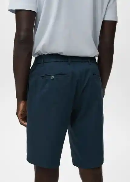 Bermuda Gracia Navy Talla 42 Hombre Mango