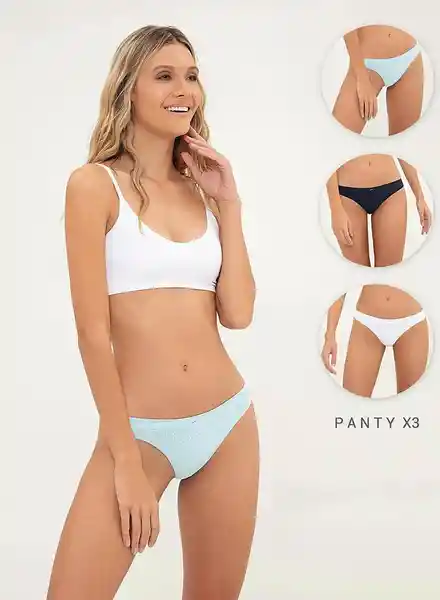 Gef Panty Brasilera Mujer Surtido Talla S 9990