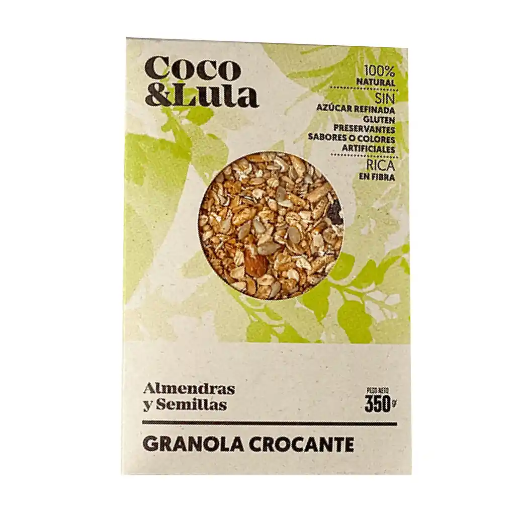 Coco & Lula Granola Crocante con Almendras y Semillas