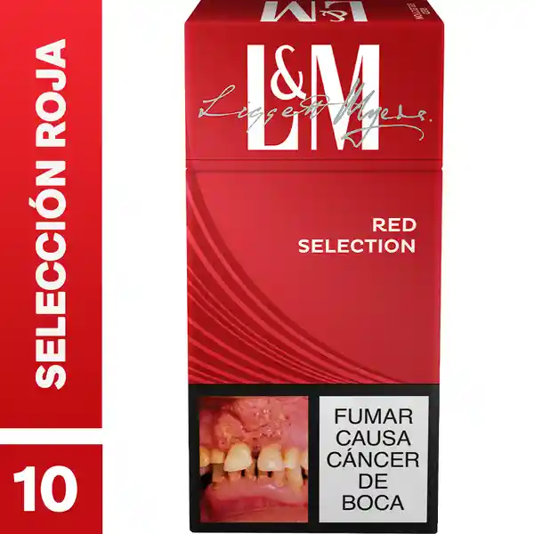 L&M Selección Roja x 10 Cigarrillos