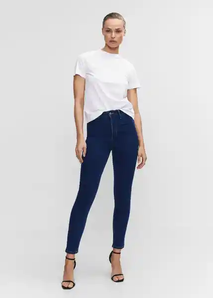 Jean Jegging Tejano Oscuro Talla 34 Mujer Mango