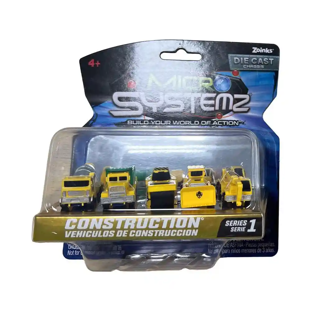 Micro Systemz Pack Carros Construction M