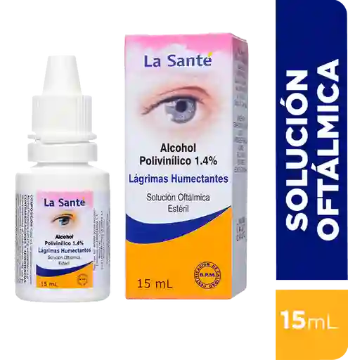 La Sante Alcohol Polivinilico 1.4% X 15Ml Alcohol Polivinilico